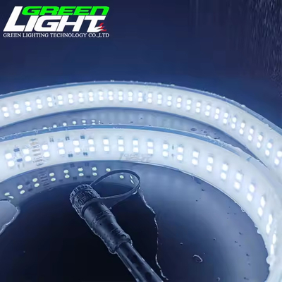 Antiexplosivo resistente al agua de silicona LED Strip Light SMD2835 de alta luminosidad Flexible Light Strip Solución de iluminación de minería subterránea